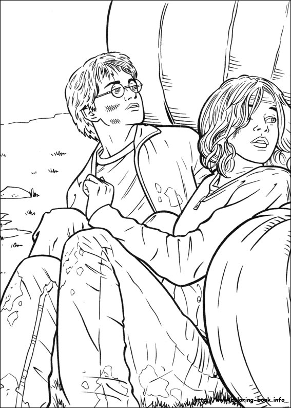 Harry Potter coloring picture